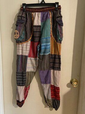 Medium "Hippie" Patchwork Pants